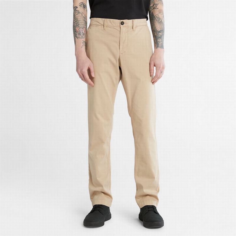 Beige Timberland Anti-odour Ultra-stretch Chino Pants | 19632422