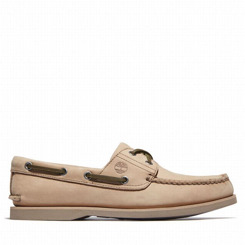 Beige Timberland Classic Boat Shoes | 65002015