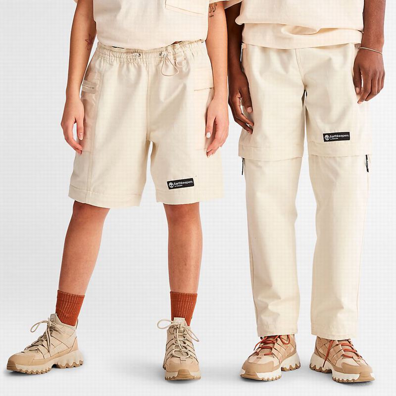Beige Timberland Earthkeepers by Raeburn Zip-off Utility Pants | 26758346