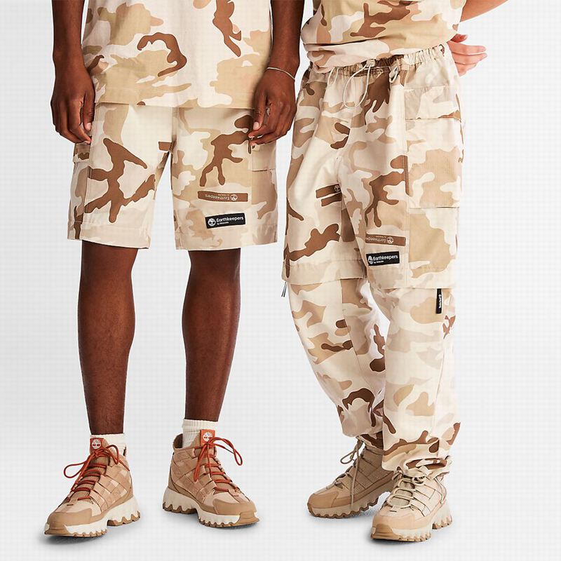 Beige Timberland Earthkeepers by Raeburn Zip-off Utility Pants | 40621337