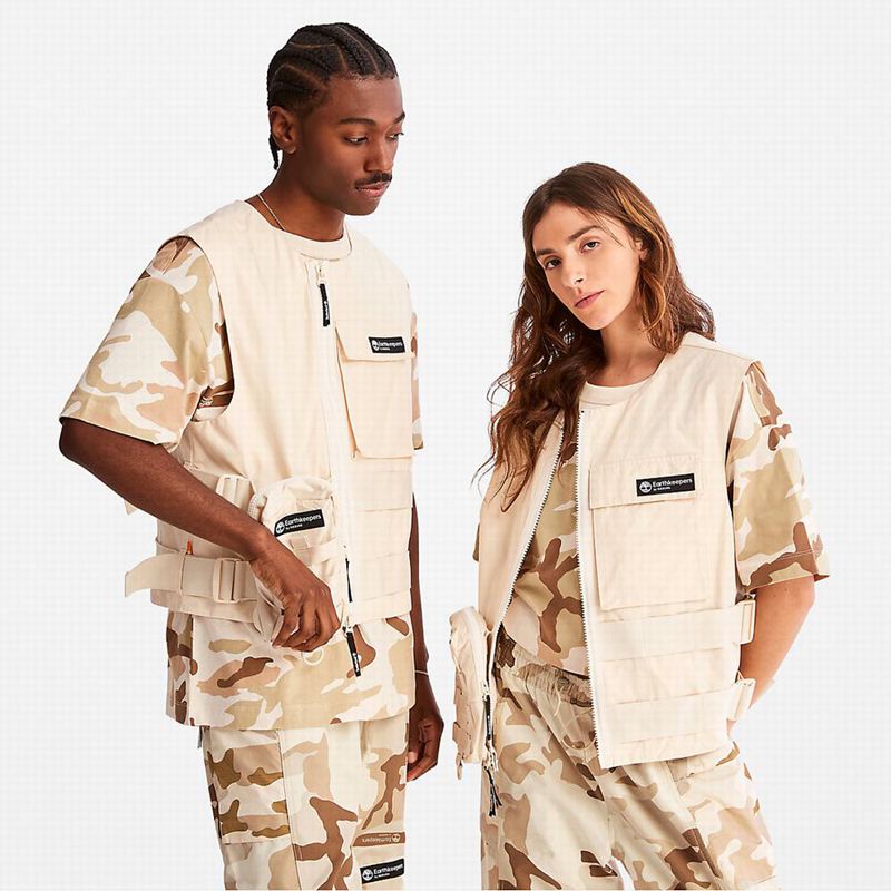 Beige Timberland Earthkeepers by Raeburn Utility Vest | 84038898