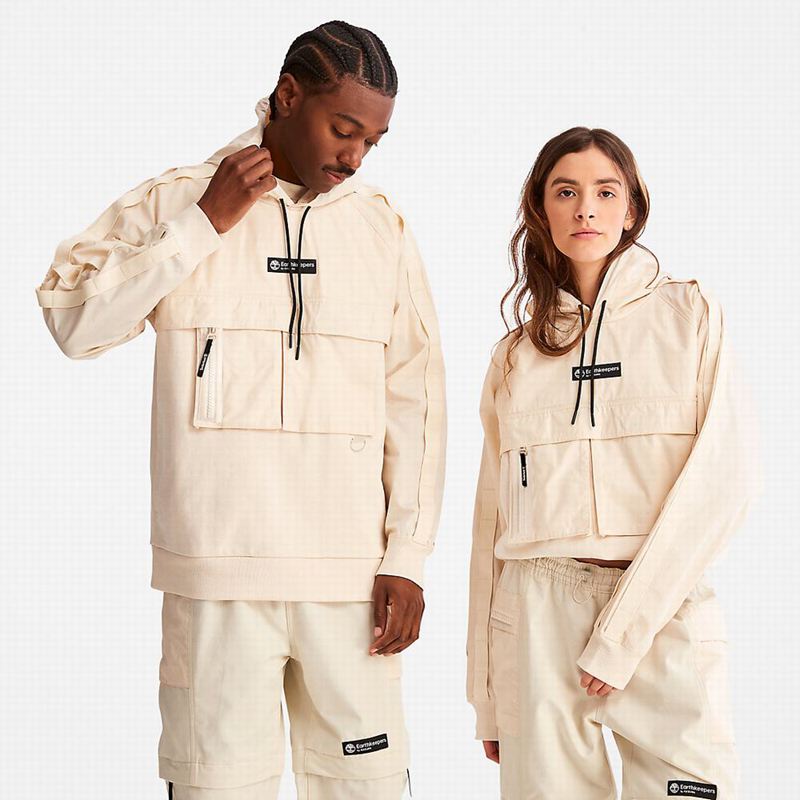 Beige Timberland Earthkeepers by Raeburn Packable Hoodie | 92972139