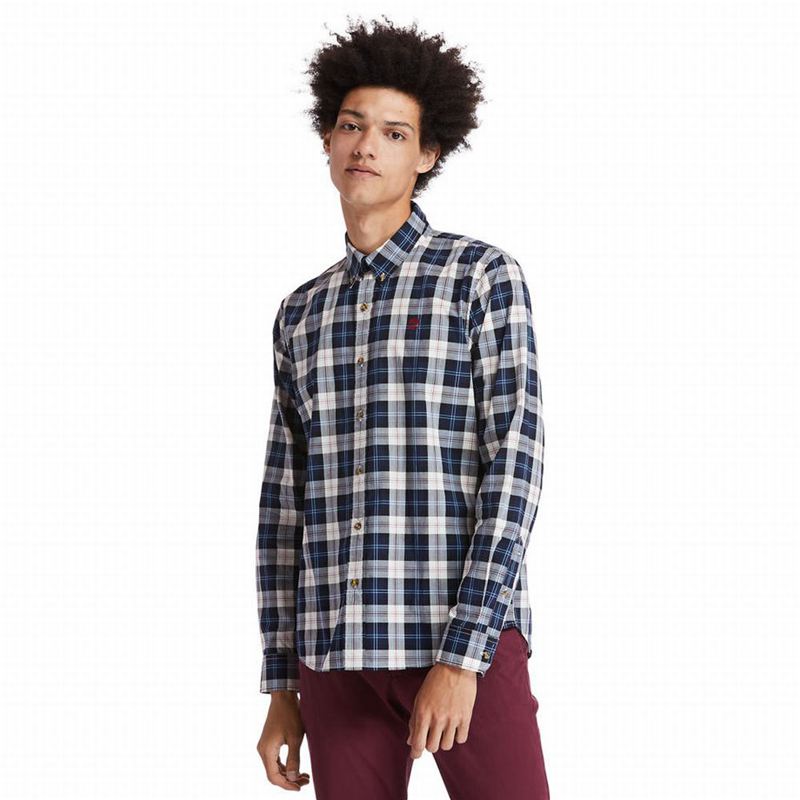 Beige Timberland Eastham River Tartan Shirts | 5018282