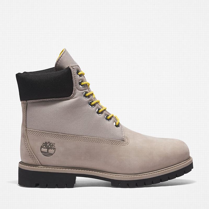 Beige Timberland Heritage 6 Inch Boots | 40326222