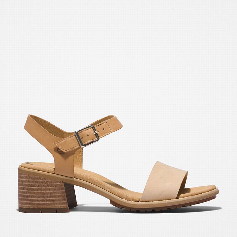 Beige Timberland Laguna Shore Sandals | 97267453