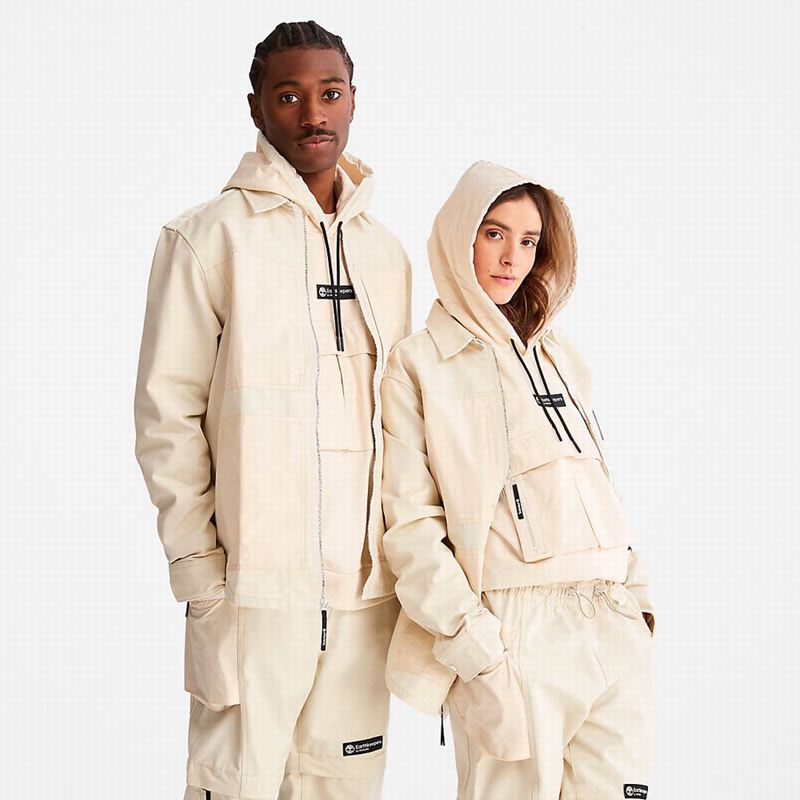 Beige Timberland Outdoor Archive Jackets | 46464519