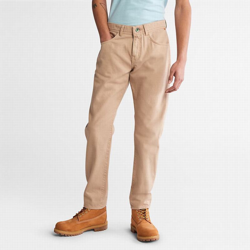 Beige Timberland Outdoor Heritage EK+ Denim Jeans | 1329070