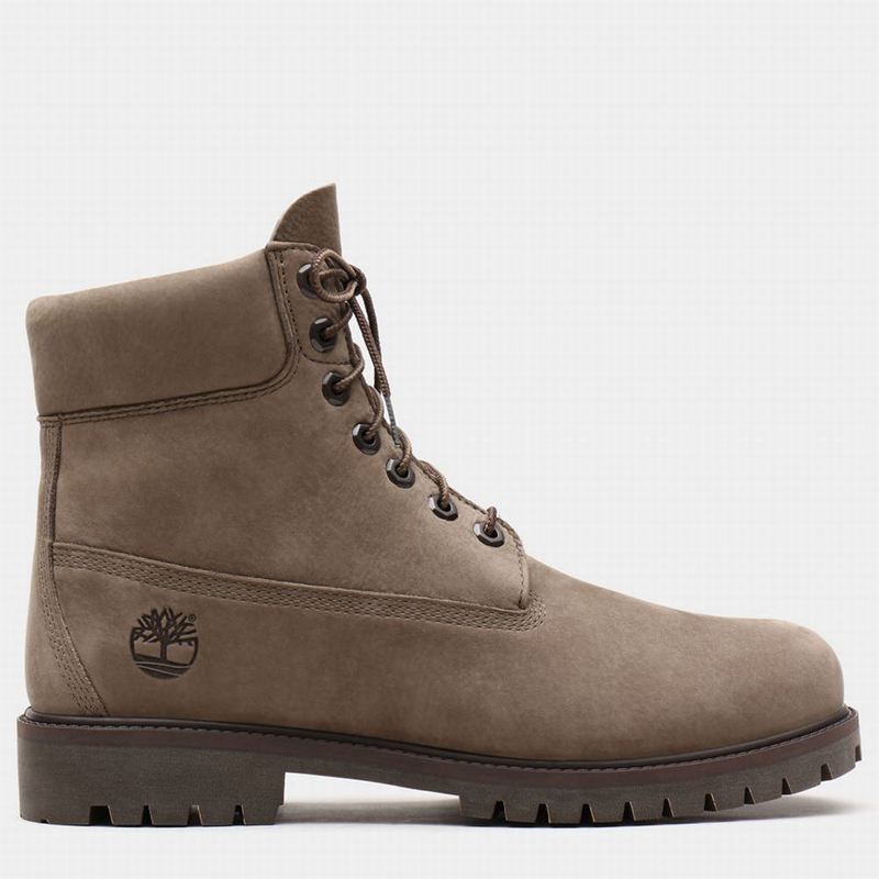 Beige Timberland Premium 6 Inch Heritage Boots | 90697041