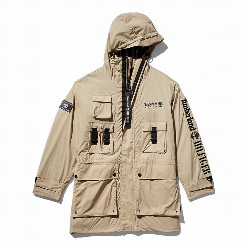 Beige Timberland Re-imagined Reversible Cargo Parka | 50942558