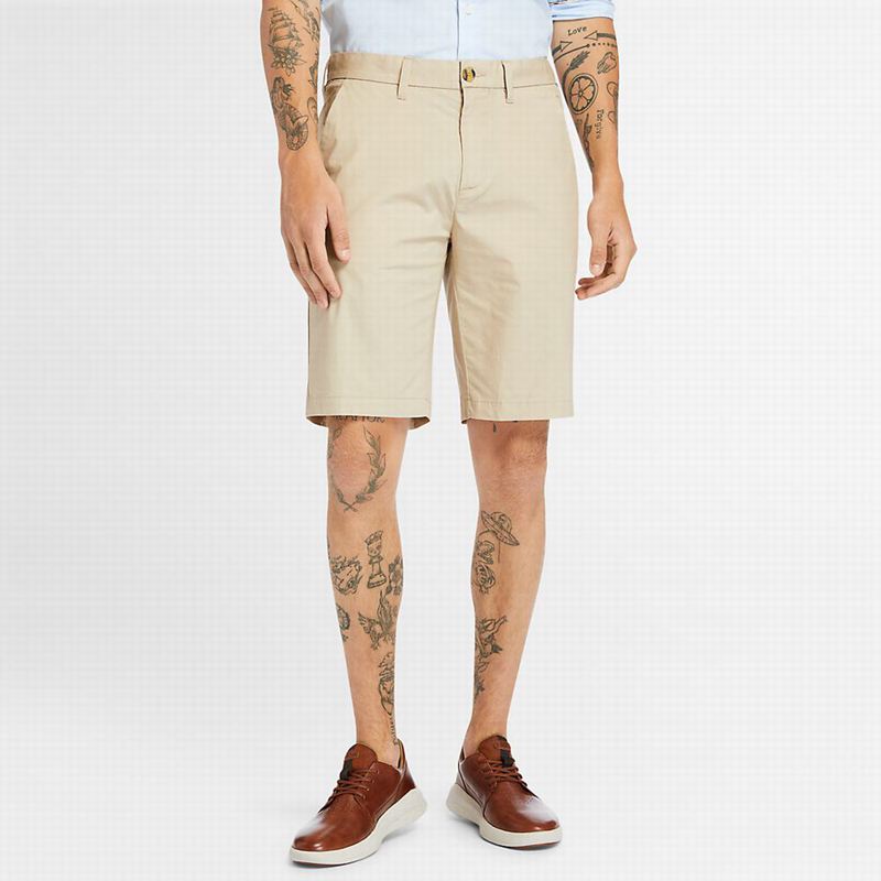 Beige Timberland Squam Lake Lightweight Shorts | 32616759