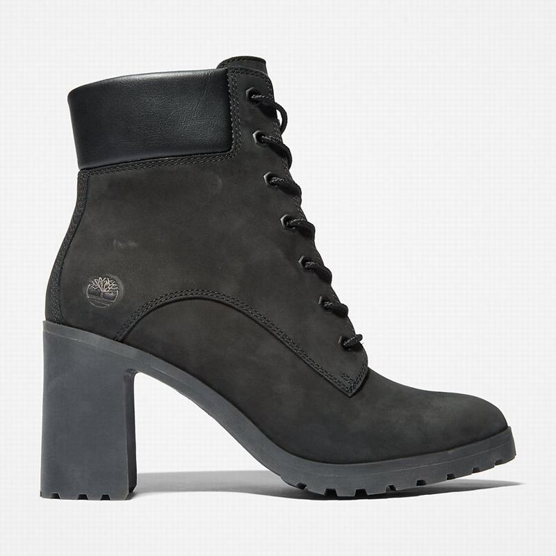 Black Timberland Allington 6 Inch Lace-Up Boots | 60961736