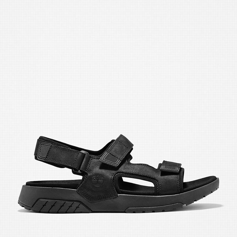 Black Timberland Anchor Watch Backstrap Sandals | 50316210
