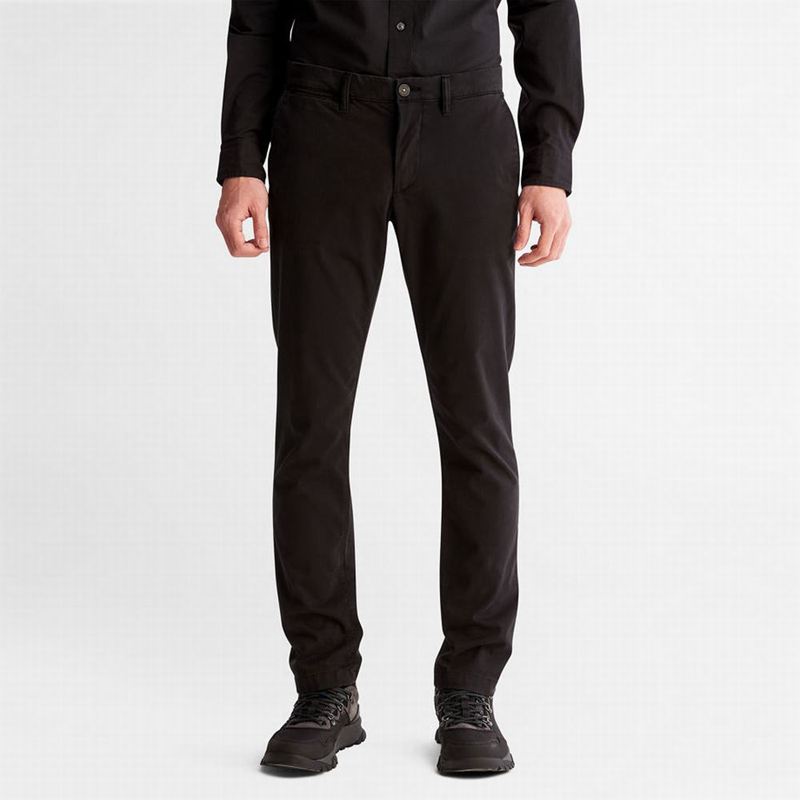 Black Timberland Anti-odour Ultra-stretch Chino Pants | 82935139