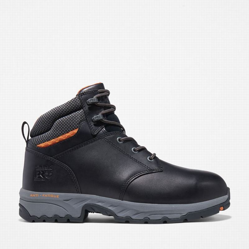 Black Timberland Band Saw 6" Steel Toe Work Boots | 61201648