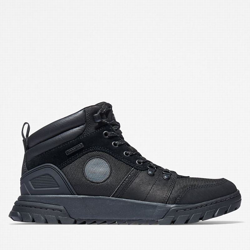 Black Timberland Boulder Trail Hiking Boots | 61898181