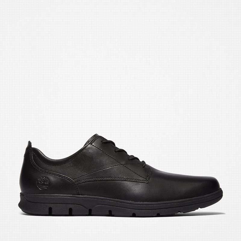 Black Timberland Bradstreet Plain Toe Oxford Shoes | 33805871