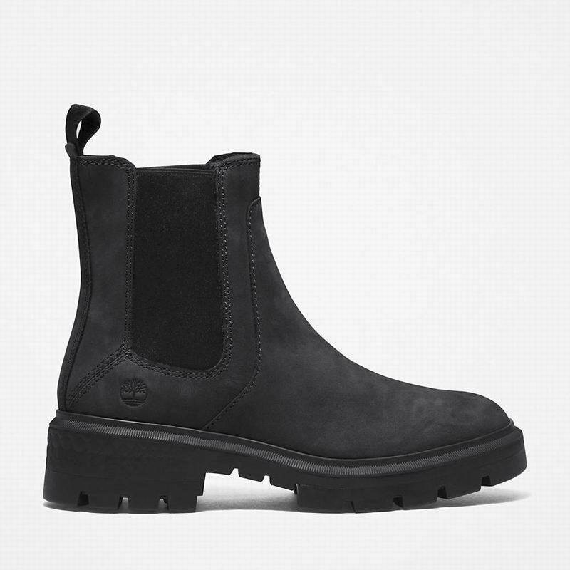 Black Timberland Cortina Valley Chelsea Boots | 86746930