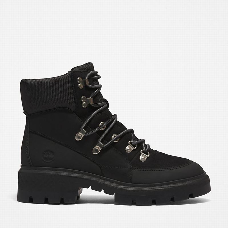 Black Timberland Cortina Valley Waterproof Hiking Boots | 68375866
