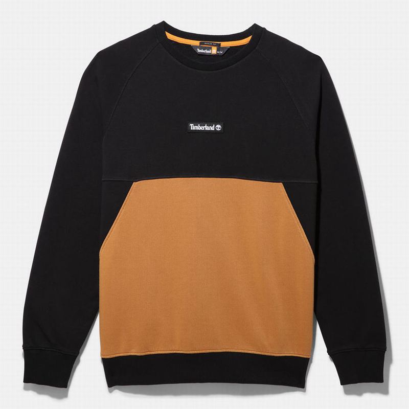 Black Timberland Cut-and-sew Sweatshirts | 90029885