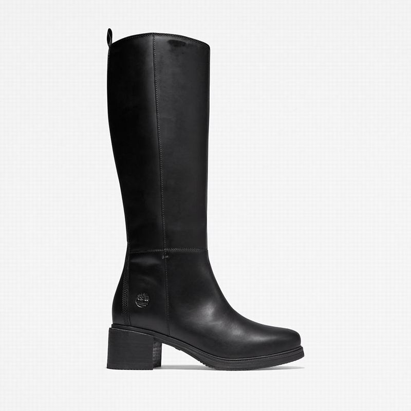 Black Timberland Dalston Vibe Tall High Boots | 28319166
