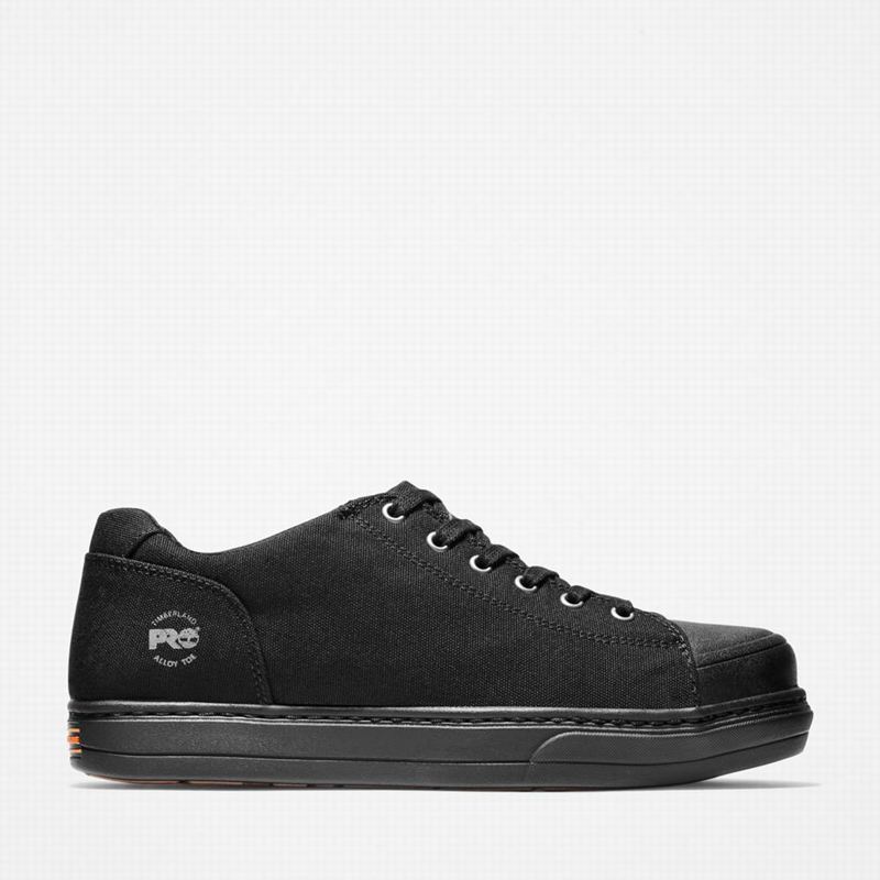 Black Timberland Disruptor Casual Alloy Toe Work Shoes | 15668260