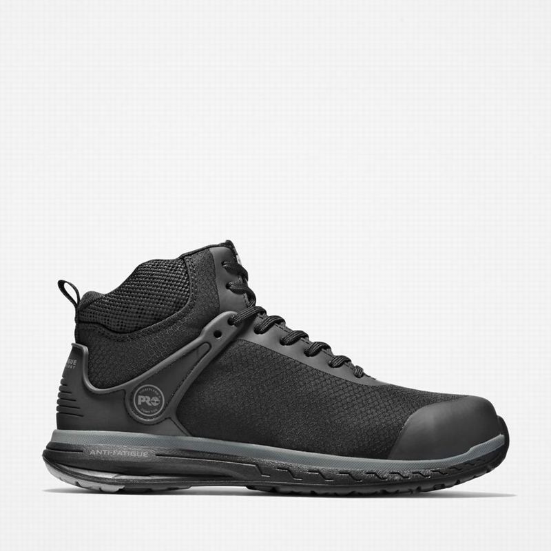 Black Timberland Drivetrain Composite Toe Work Boots | 71891851
