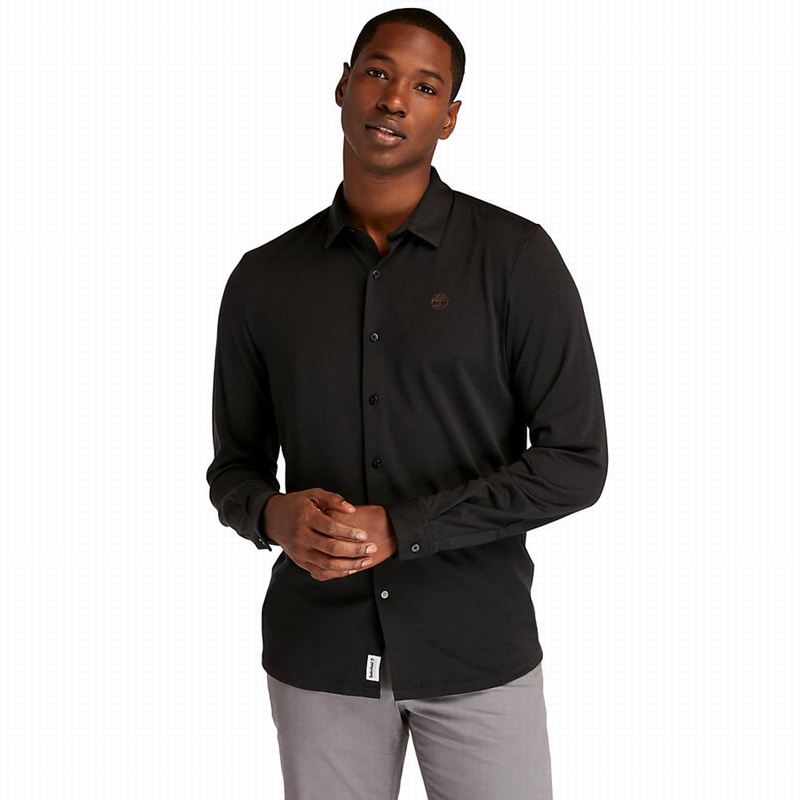 Black Timberland Eco-ready Shirts | 654743