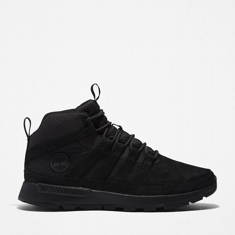 Black Timberland Euro Hiking Boots | 48836951