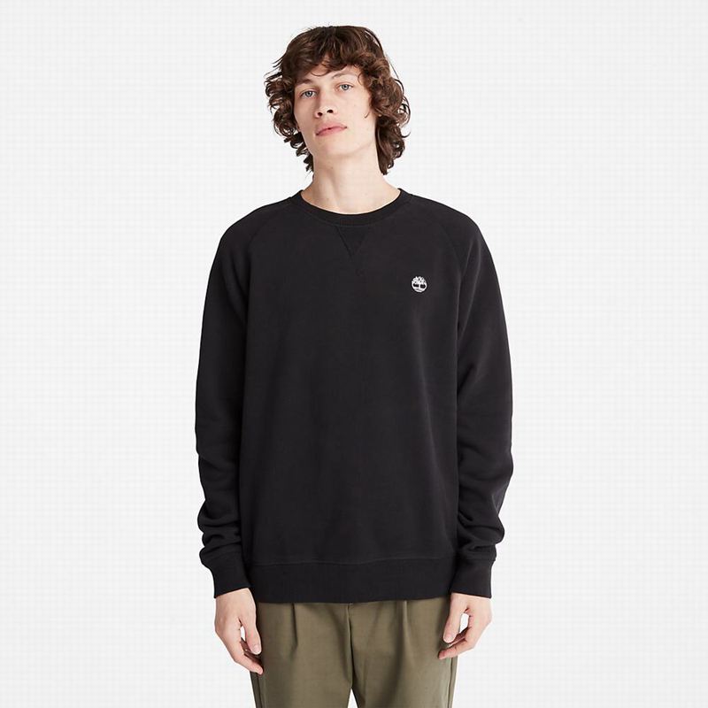 Black Timberland Exeter River Sweatshirts | 82922607