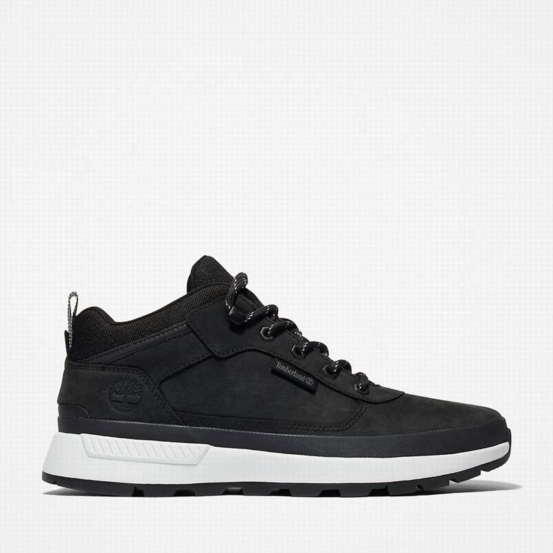 Black Timberland Field Trekker Low Hiker Sneakers | 61528903