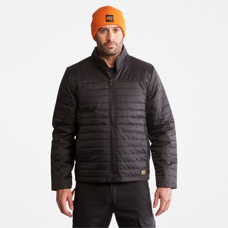 Black Timberland Field Trip Reversible Work Jackets | 72015167