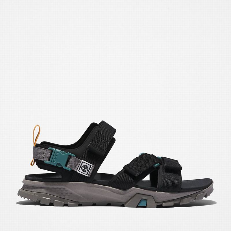 Black Timberland Garrison Trail Webbing-strap Sandals | 40879029