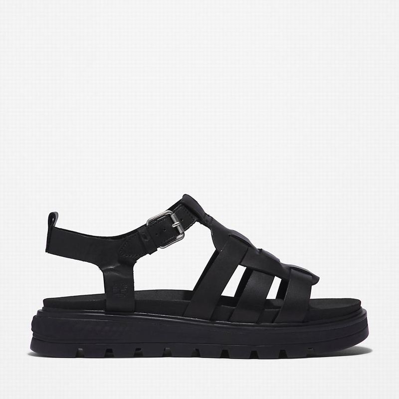 Black Timberland GreenStride Ray City Sandals | 73902291