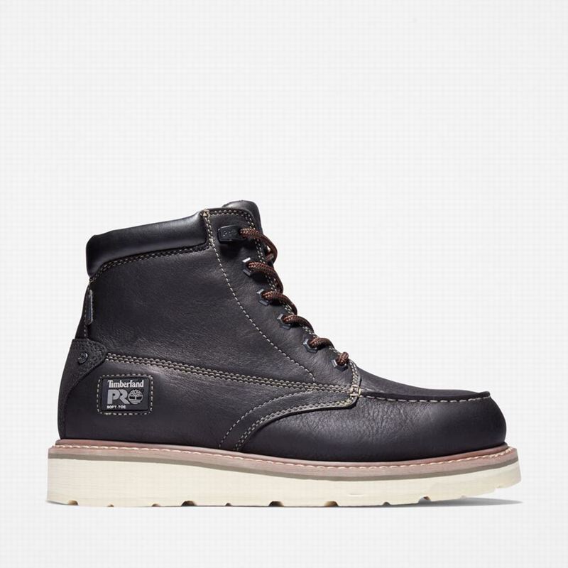 Black Timberland Gridworks 6" Waterproof Work Boots | 18455933