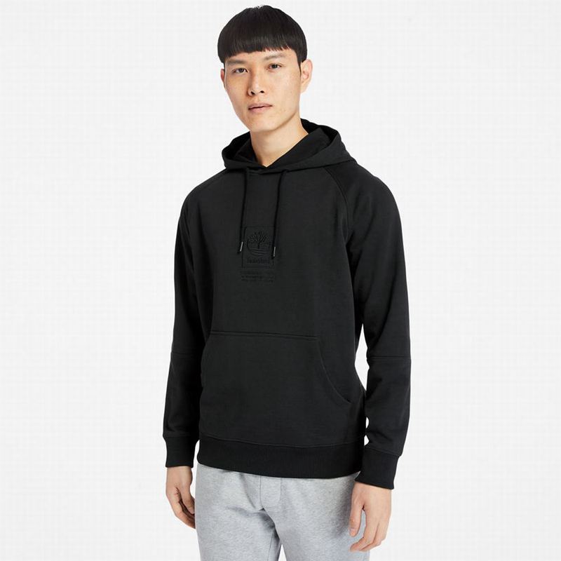 Black Timberland Heavyweight Logo Hoodie | 5700698