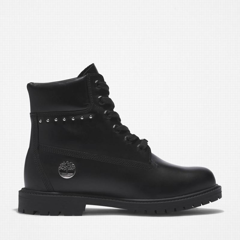 Black Timberland Heritage 6-Inch Waterproof Boots | 21687257