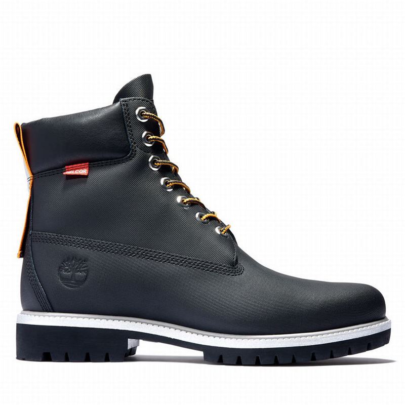 Black Timberland Heritage 6 Inch Waterproof Waterproof Boots | 79543958