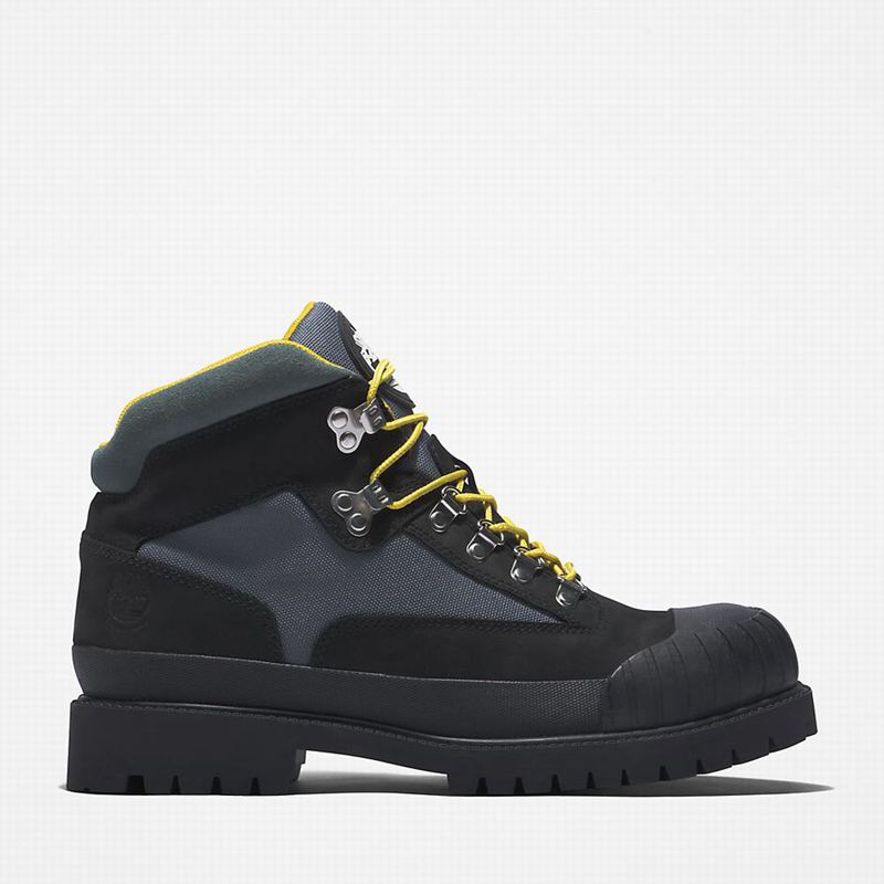 Black Timberland Heritage Rubber-toe Hiking Boots | 58091968