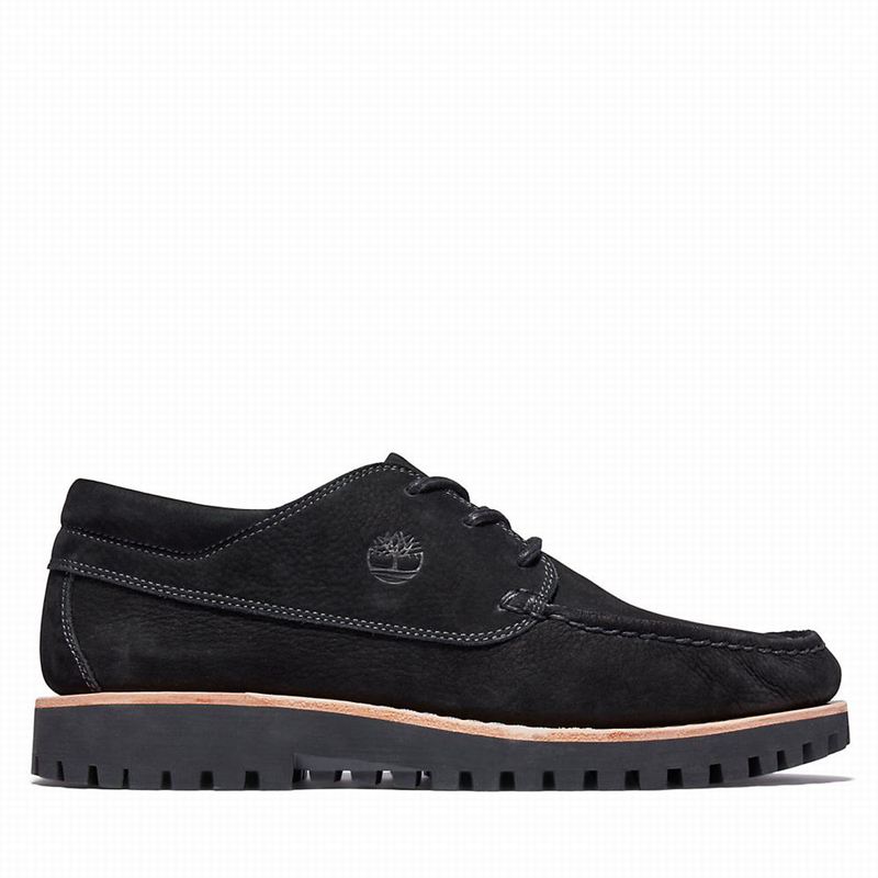 Black Timberland Jackson's Landing Boat Shoes | 58795148