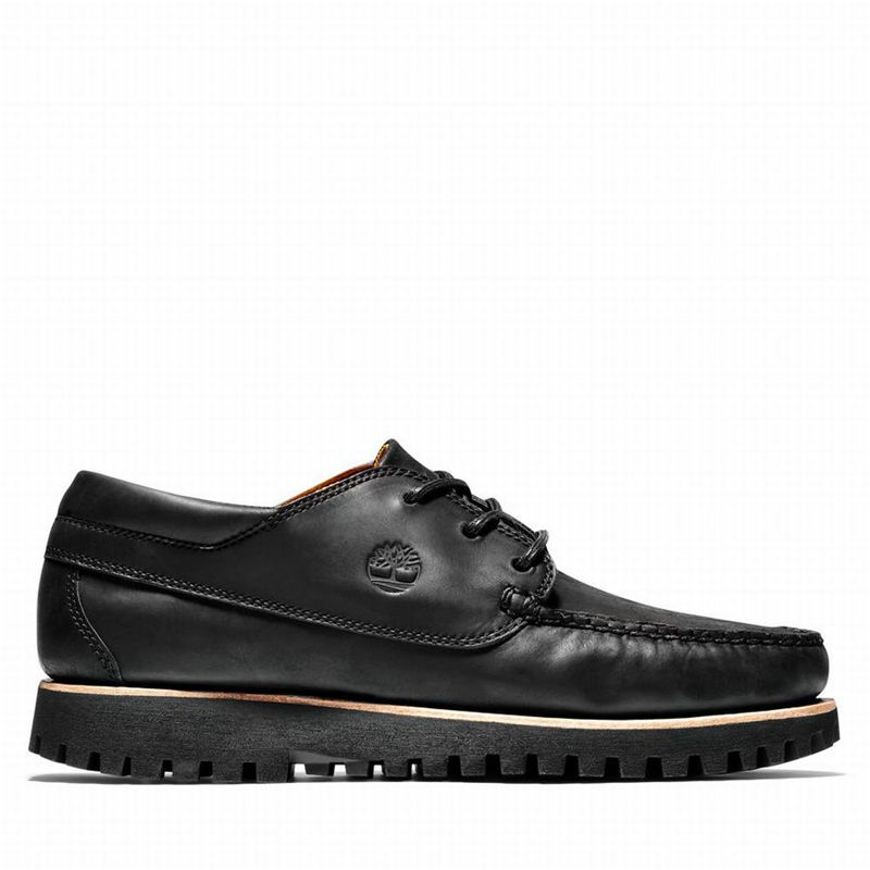 Black Timberland Jackson's Landing Boat Shoes | 66016242