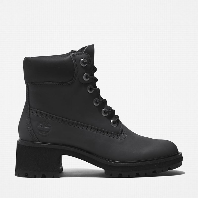 Black Timberland Kinsley 6 Inch Heeled Boots | 37336497