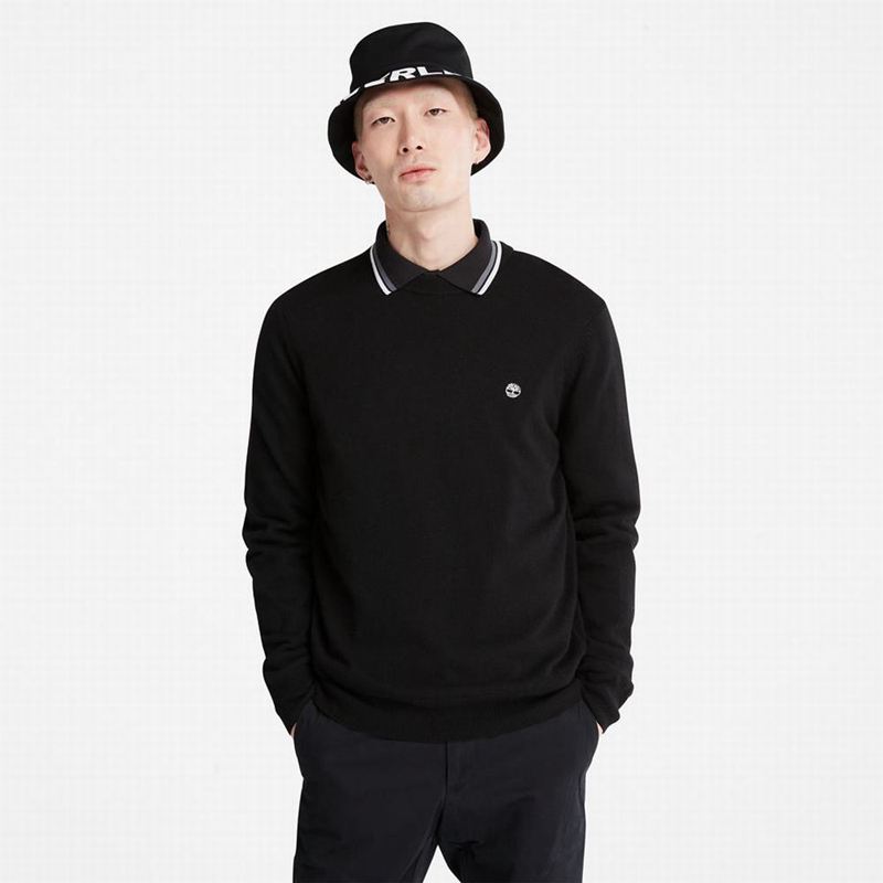 Black Timberland Knox River Sweaters | 2237869