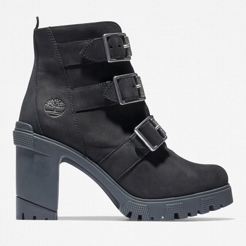 Black Timberland Lana Point Buckle Boots | 20525756