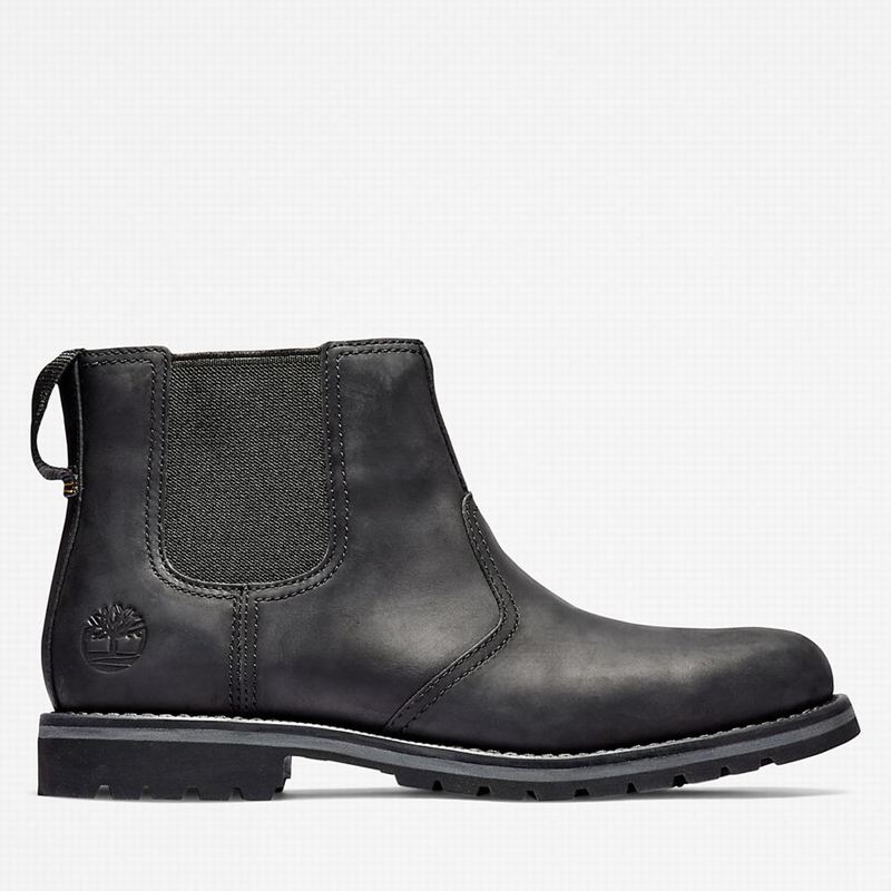 Black Timberland Larchmont Chelsea Boots | 26161042
