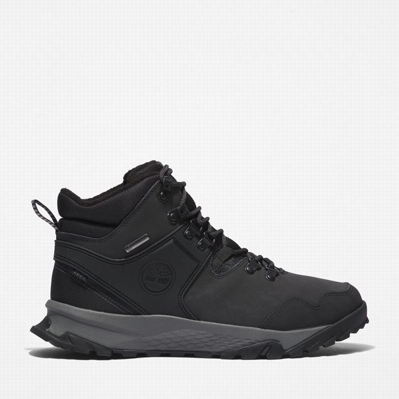 Black Timberland Lincoln Peak Waterproof Hiking Boots | 81317724