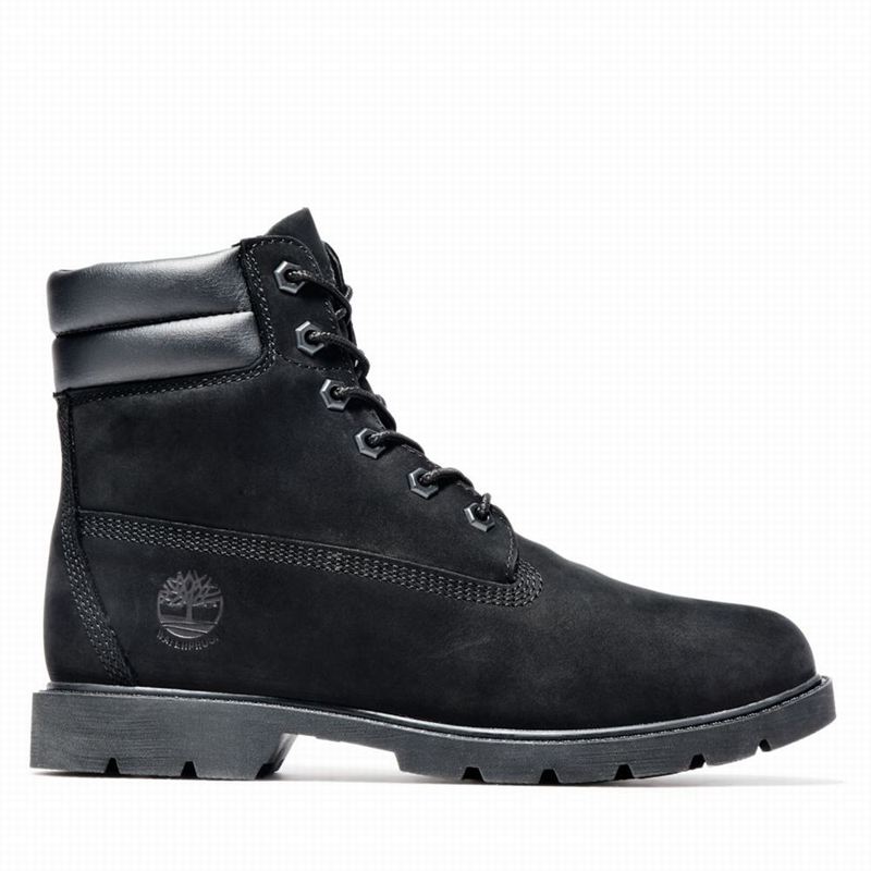 Black Timberland Linden Woods 6-Inch Waterproof Boots | 62529096