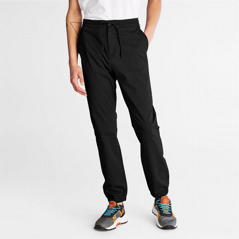 Black Timberland Lovell Lake Stretch Tracksuit Bottoms Pants | 43621608