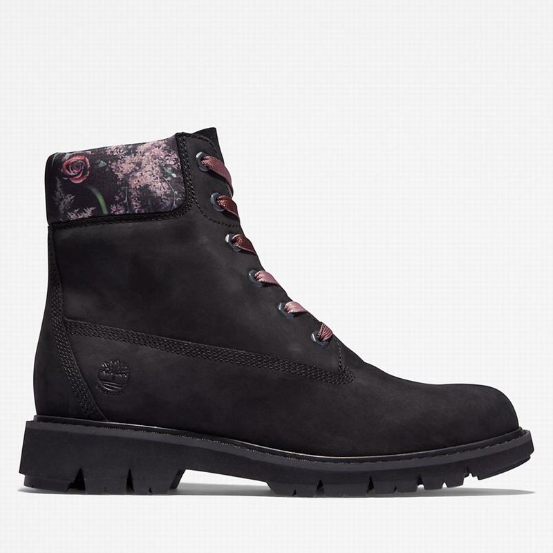 Black Timberland Lucia Way 6 Inch Boots | 17556378