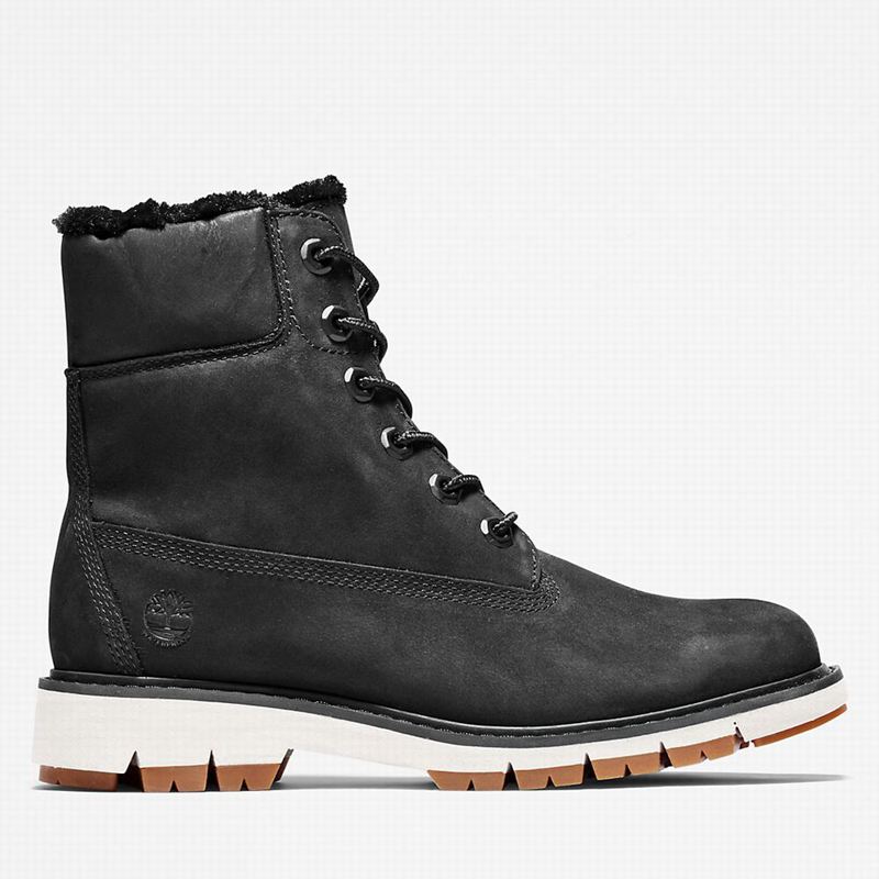 Black Timberland Lucia Way Lined Boots | 15834689