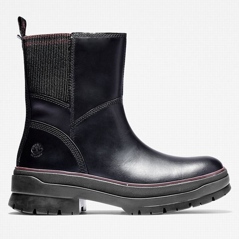 Black Timberland Malynn Side-zip Boots | 3356039